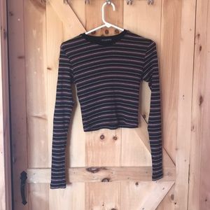 Barely worn striped long sleeve